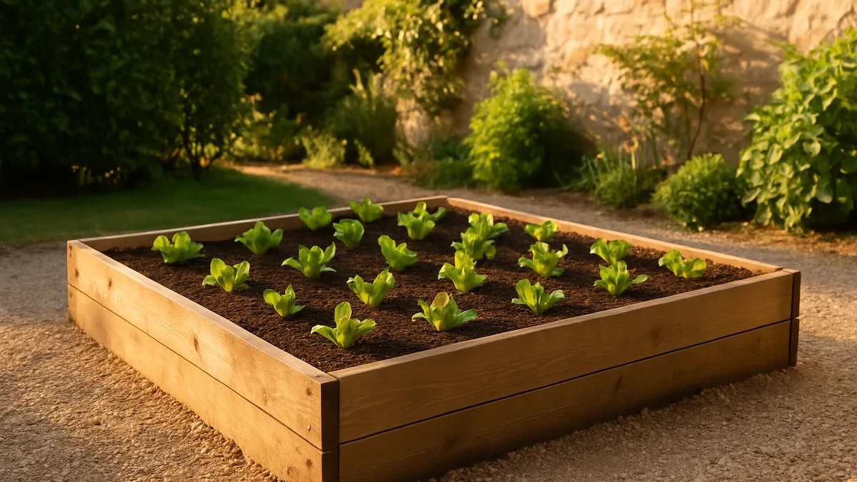 Carré potager 120x120 brico dépôt : explications et repères