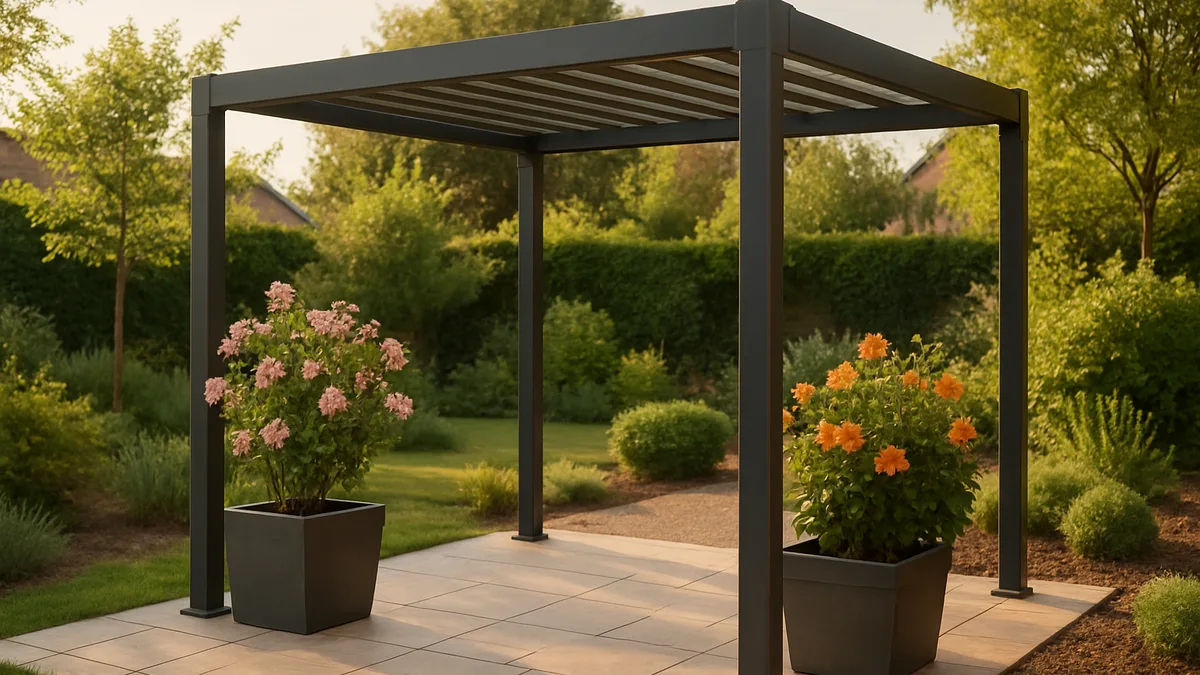 Comment fixer une pergola sur une terrasse sans percer